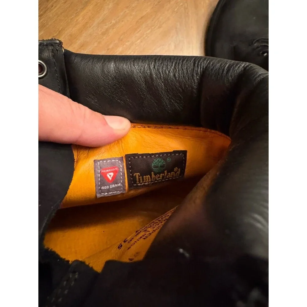 Timberland 10073 Men’s 10M 6” Premium Work Boots - Black - Nice Find!